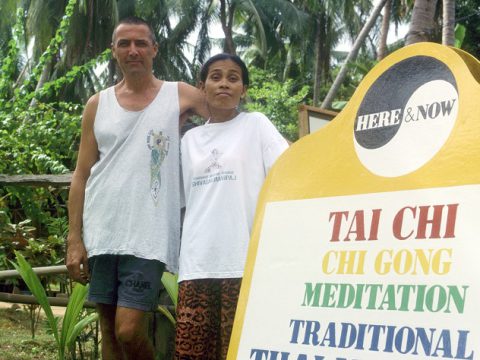 Ron-and-Martin-at-Here-and-Now-on-Koh-Tao-1998